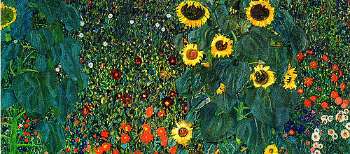 Sunflowers - Vincent Van Gogh, Claude Monet, Gustave Klimt & Gustave Caillebotte