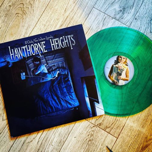 Hawthorne Heights - If Only You Were Lonely - Clear Green ltd edition record .