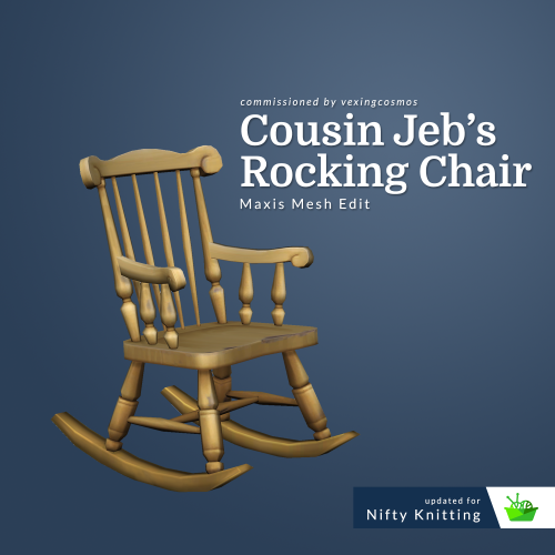 linzlu:Commission 06 | Cousin Jeb’s Rocking ChairThank you @vexingcosmos for your commission! This c