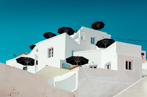 Umbrella House, Santorini