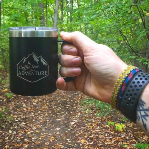 COFFEE FIRST, THEN ADVENTURE! ☕️ Ditch your single use coffee cups and upgrade to our reusable BASEC