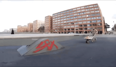 gifsboom:  Extreme Wheelbarrowing ** video **