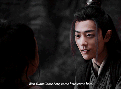 mylastbraincql:Wen Yuan taking Wei Wuxian “out to fly” after telling him he should “just turn into a