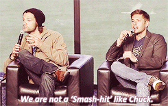 mbthecool:  &ldquo;We’re not a smash hit like Chuck.&rdquo;