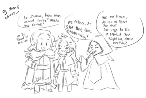 FE4 doodles mostly ft julius and arvis bc i have terrible taste