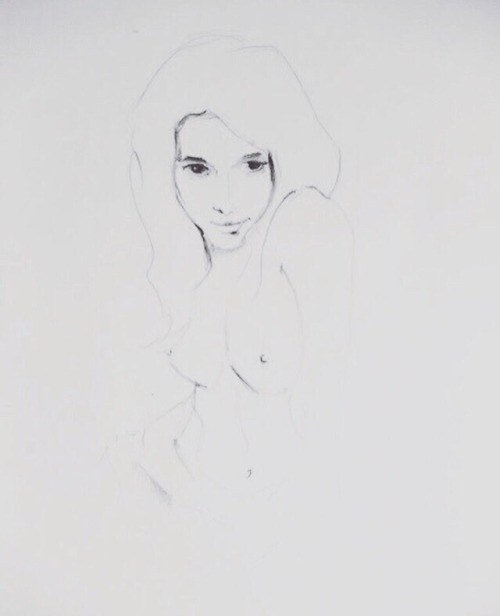 ismaelguerrier: Line Drawing  (Graphite on paper) Instagram: ismael.guerrier.art