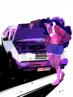 asteroidbluesart:  stevonnie and the supremo 