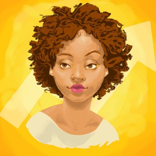 tomotomato:Another #buzzfeed portrait of the lovely @quintab #buzzfeedvideo #illustration #portrait