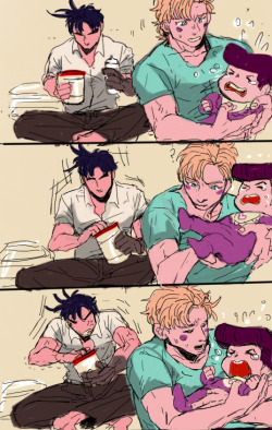 sasuisgay:  Original art by Burns  The permission for reprinting this picture has been granted by the original artist. Please don’t reprint this anywhere else and go to the original source to bookmark and rate them  