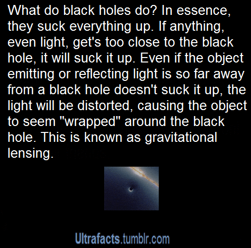 akira-korai-san:  ultrafacts:  Facts about black holes by Ultrafacts  Fun Fact: You’d