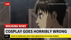 shitpost-no-kyojin:Breaking News: SnK is