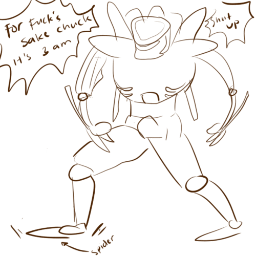 das-nawt-bene:        because rob kazinsky is scared of spiders Also, herc had to get the spider outside just so chuck could step on it with Striker Eureka ew i cant draw robots 