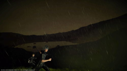 missregality:Noct, wondering why the heck they’re taking photos of him while they’re run