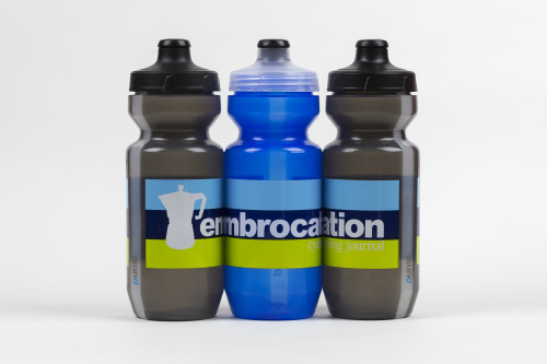 embrocationcycling: Our bidons live!  The first 25 pairs sold get a free shirt.  No joke. tin