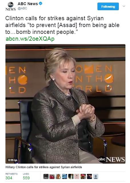 terminalpolitics: prolezac:   dagwolf:   How many innocent people has the US killed since The Persian Gulf War? Fuck these people. They are every one disingenuous careerist creeps.   Clinton crawls out from 3 months of hiding when she hears the word