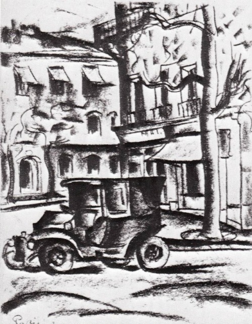 artist-kakabadze: Paris, David KakabadzeMedium: charcoal,pencil,paperwww.wikiart.org/en/davi