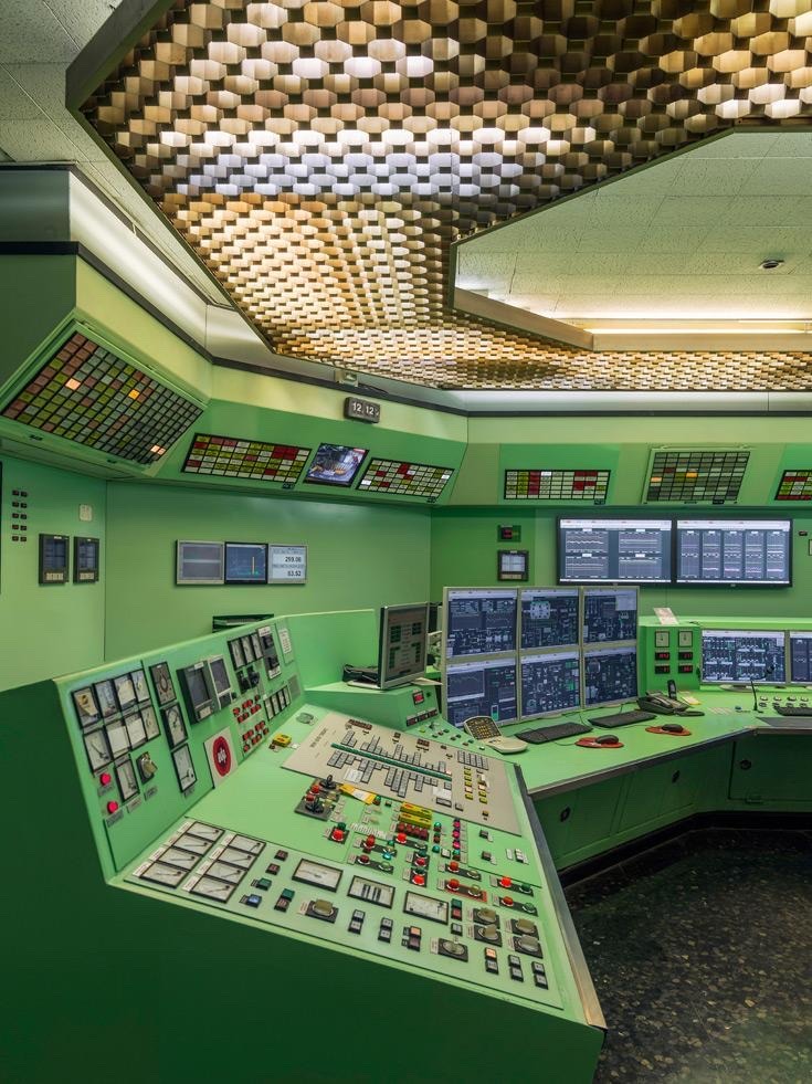 weirdlandtv:Control rooms, power stations, control panels—Soviet era mostly, and