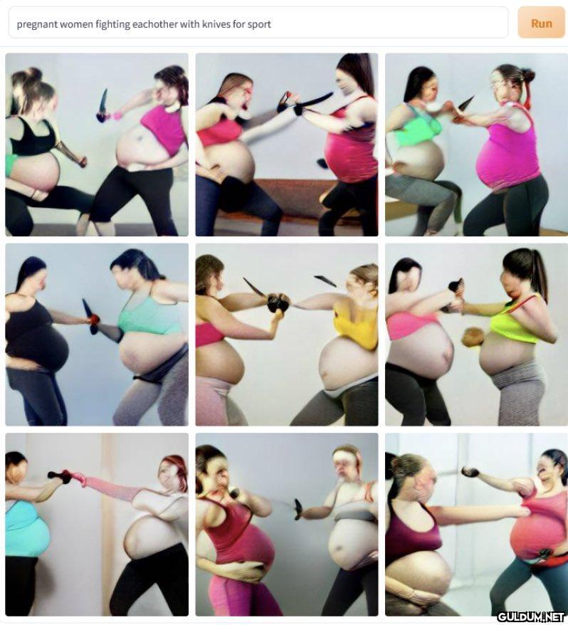 pregnant women fighting...