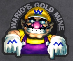 suppermariobroth:  Wario’s Gold Mine sign from Mario Kart 8.