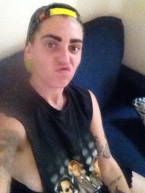 clittyslickers:  working on my myspace angles  Working on my sexual frustration