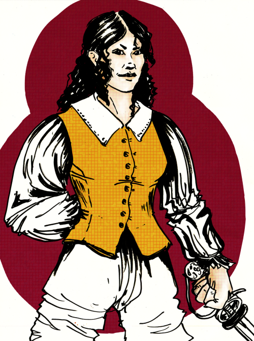 crowdraws:Julie d’Aubigny for ednapontellier Since you run a blog about women in history, I thought 