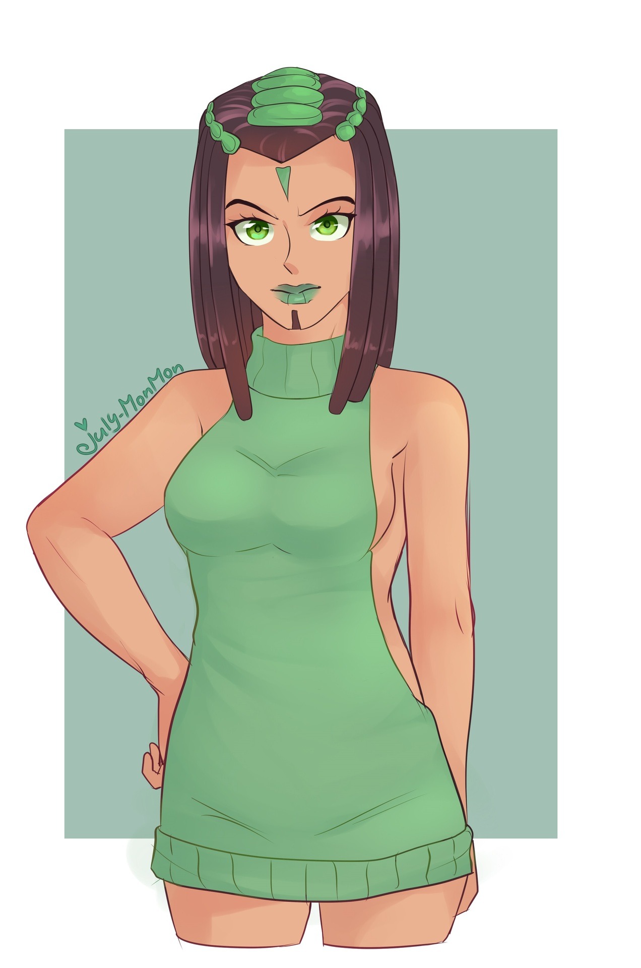 july-monmon:  Half body commissions $8 usdI accept paypal and DA points  