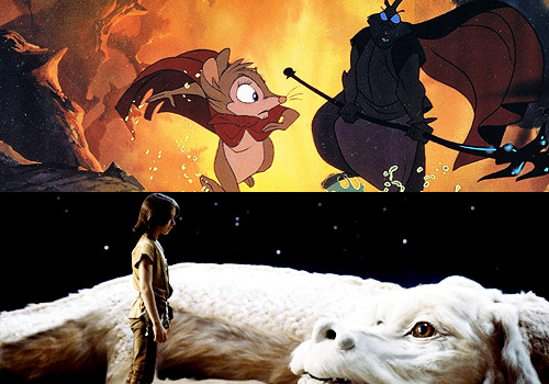 bellecs:   Asked by ANON: Favorite 80s Fantasy Films  The 80s was truly the best decade for cheesy 80s fantasy films. If you haven’t seen all of these, you’re missing out. In order of pictures: Legend (1985)  The Last Unicorn (1982) Ladyhawke (1985)