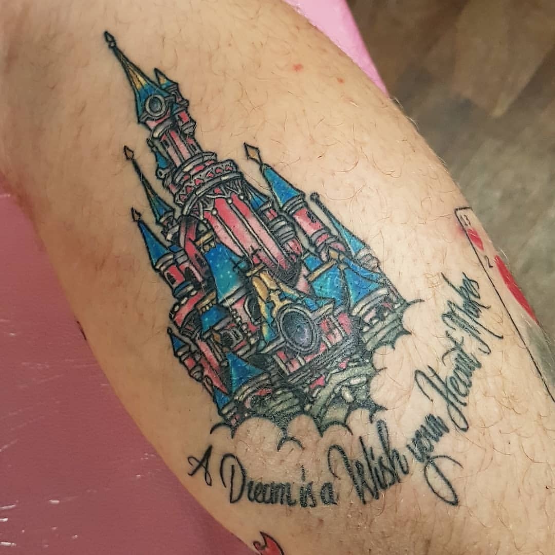 Aggregate 95 about disney castle tattoo drawing unmissable  indaotaonec