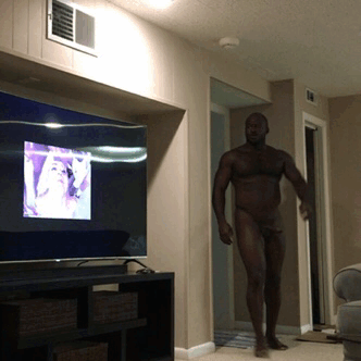 bigdicktime:  reefs231:  I told that boy to cut that TV off and go to bed. Now I’m gonna have to punish him…  “TV,” huh? Lmao