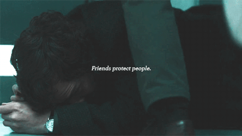 i-am-adlocked:Heart-Breaking ScenesNo, it’s… it’s okay…Sherlock and John & “Protecting”Oh my god