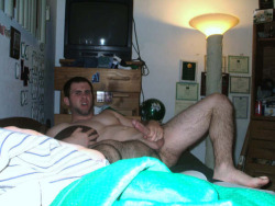 dirtyguysandholes:  What the fuck are you looking at bro? You’d better do me a favor and get over here - I want you to eat my ripe hairy ass while I’m stroking my cock