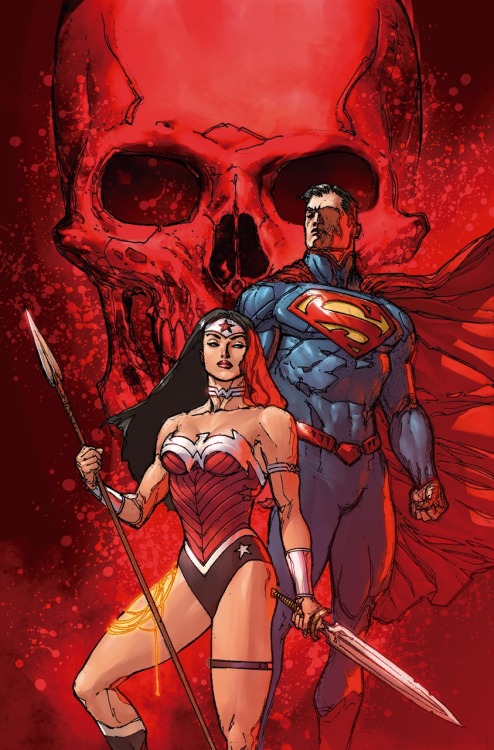 da-watchtower:  Superman-Wonder Woman Vol.1 #13 (Cover art by Doug Mahnke)