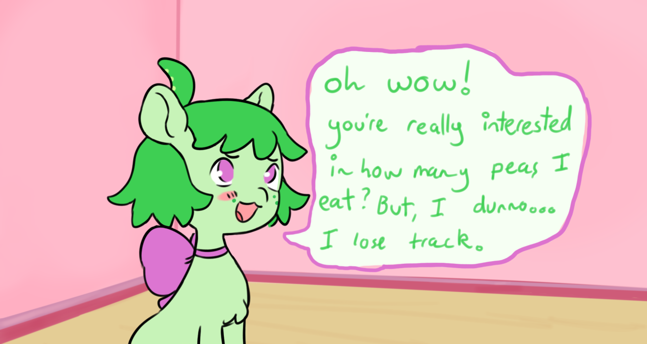 ask-snewpea:Snew Pea: Man! I swear sisters have super hearing &gt;:T   featuring