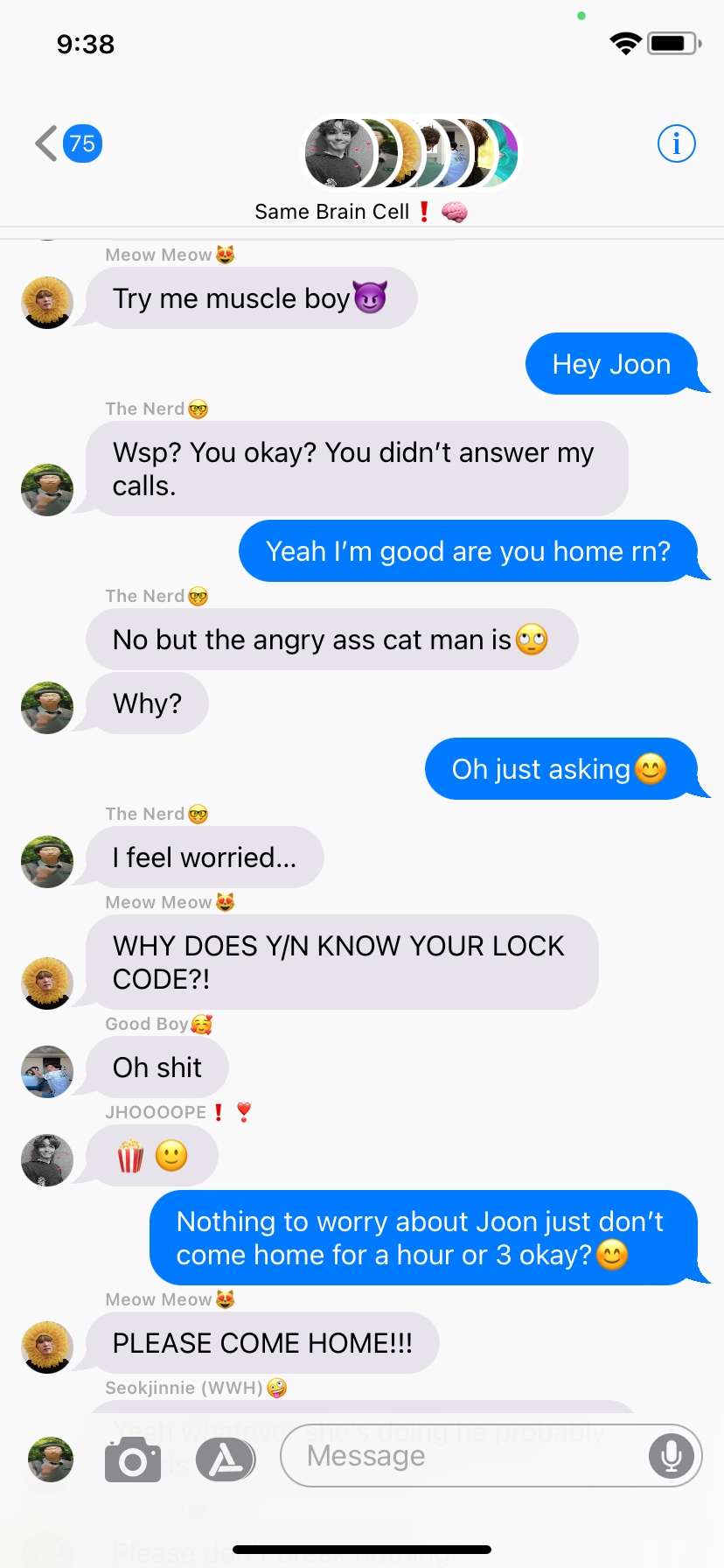 Bts Group Chat: 2.5
