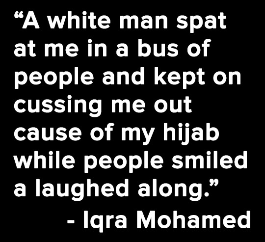 micdotcom:  Muslim woman describes horrible story of being spat on by a white manWhen