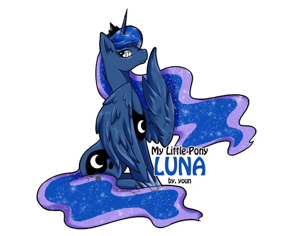 mlpfim-fanart:  [MLP] Princess luna by yoonny92 