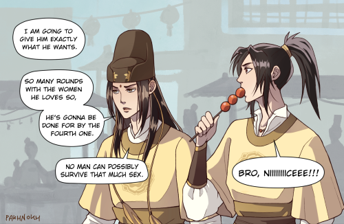  Valentine’s Day special comic: “Rounds” Oh Jin Guangyao, Jin Guangyao…..the only diffe