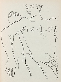 brazenswing:  Jean Cocteau Male Couple 1947