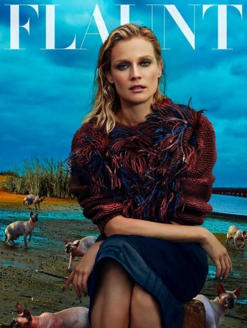 highfashionandmakeup:  Diane Kruger for Flaunt Magazine - Nine Lives Issue