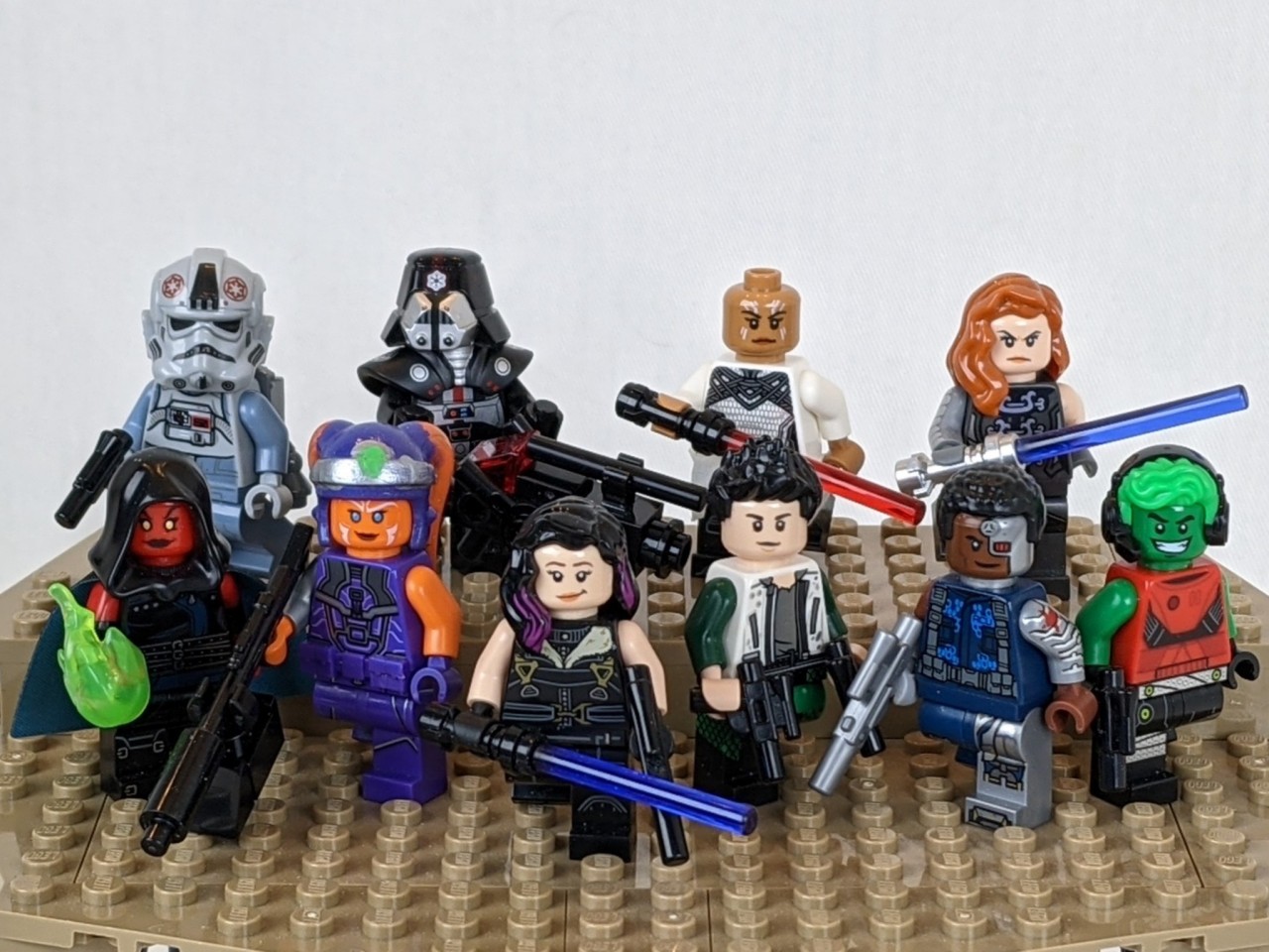 Lego Minifigure Blog Even More Dc Star Wars Crossover Minifigs Front Lego Minifigure Blog Even More Dc Star Wars Crossover Minifigs Front