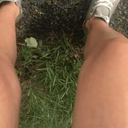 silly-littlebaby: When you’re out on a walk and you hold it anymore 🙈 no panties FTW