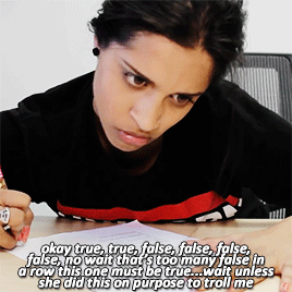 yes-plain:  me taking a test