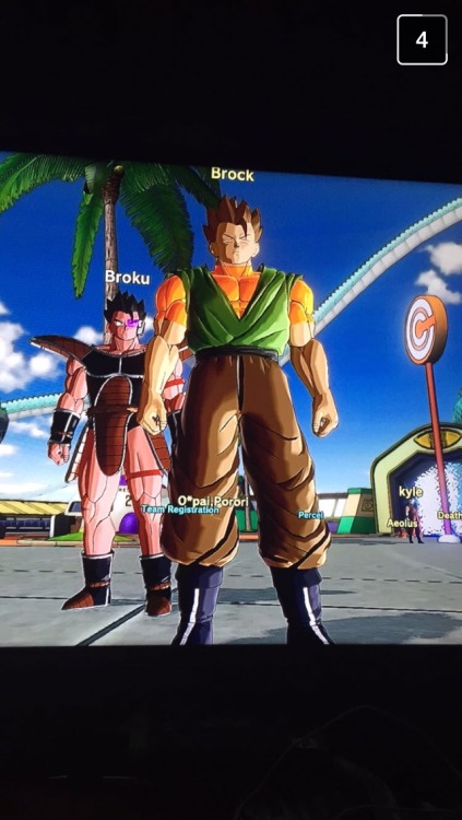 themizland:Someone made Brock in dragon ball xenoverse