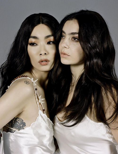 dailyrina:RINA SAWAYAMA &amp; CHARLI XCXPromotional pictures for Beg For You