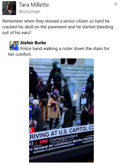 destroycapitalism-eatcookies:Remember when over 500 people were killed and/or arrested in BLM protests over the course of 3 days. But when trump supporters raid the capitol there are only 4 people shot and less than 50 arrested  