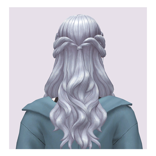 cloudcat:Juniper Hair + Heart-shaped GlassesNew hairstyle + accessory hair strands BGCFor tf-efAll 2