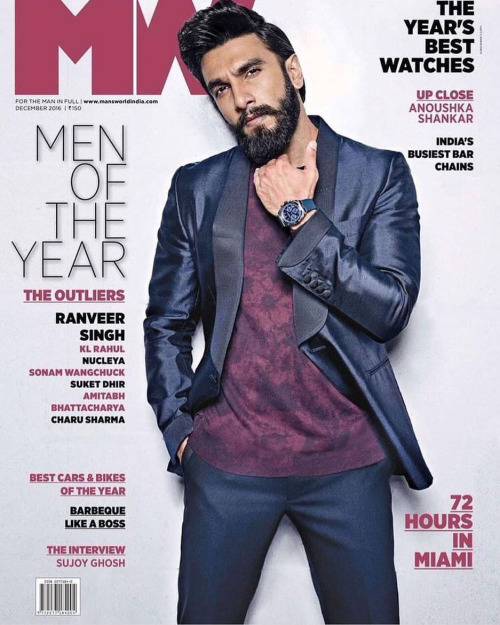 cinescans:Ranveer Singh— MW, December 2016