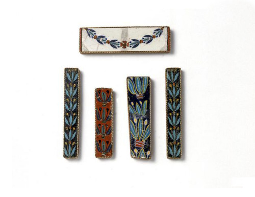 design-is-fine:Mosaic glass and decorative plaques, 1st century B.C.E./C.E. The majority of the