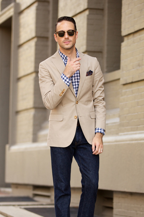 Guy Style Guide | sunshineandfeelingfine: checks and khaki