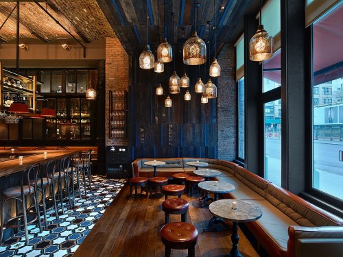 interiordesignmagazine: Gato in Greenwich Village by Rockwell Group, from our roundup of new and not